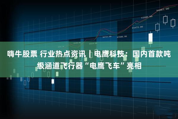 嗨牛股票 行业热点资讯｜电鹰科技：国内首款吨级涵道飞行器“电鹰飞车”亮相